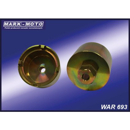 Kľúč/nástrčka na ložiskovú maticu KM 14 zubov zvnútra WAR 693