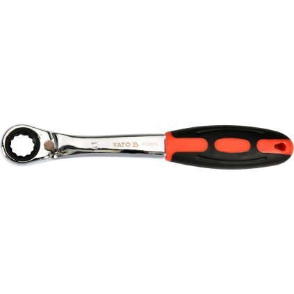 Kľúč Ohnený Krúžkový S Ráčňou 12Mm YT-02374