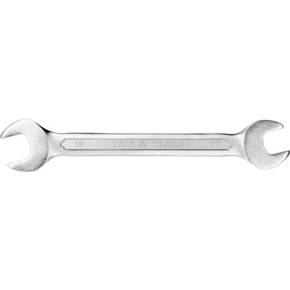 Kľúč Otvorený S Leštenou Hlavou 17X19 Mm YT-0334