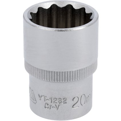 Zásuvka Dvanásťstranná 1/2'' 20 Mm YT-1282