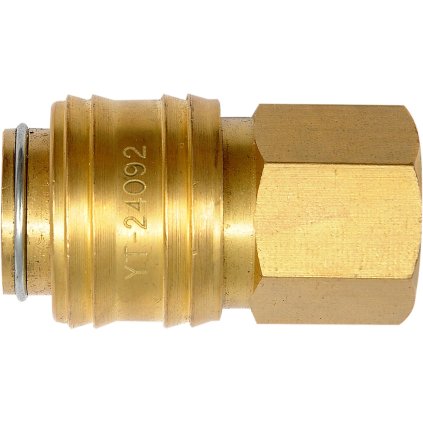 Mosadzný Rýchlospojka 1/4'', Vnútorný Závit 1/4'' YT-24092