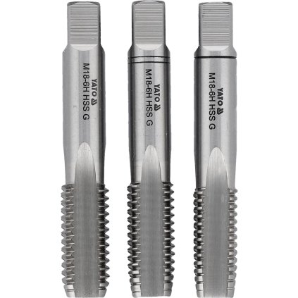 Hss Ručná Závovačka M2, M18 / 3 Ks. YT-2942