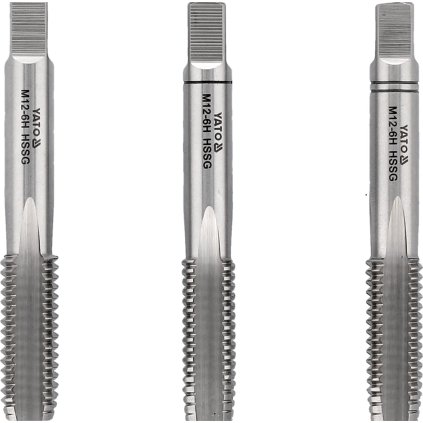 Hss Ručná Závovačka M2, M12 / 3 Ks. YT-2939