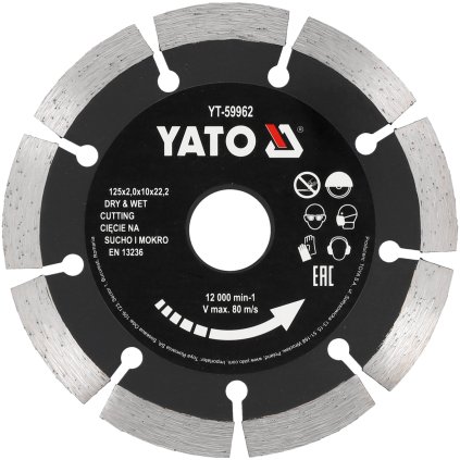 125Mm Segmentovaný Diamantový Disk S Vysokým Segmentom YT-59962