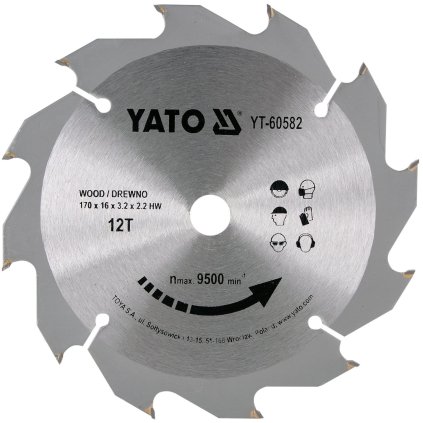 Široký Drevený Štít 170X12Tx16Mm YT-60582