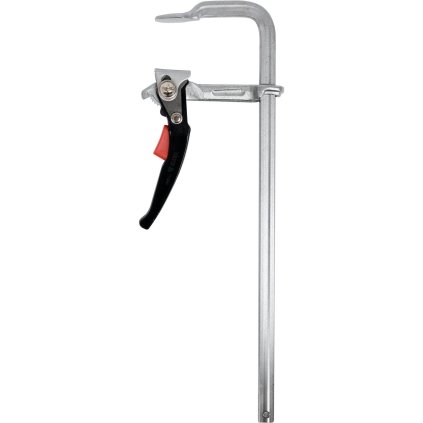 Oceľová Rachtačná Svorka 400 X 100 Mm F-Typ, Pás 19,5 X 9,5 Mm, Chromovaný, Rýchle Nastavenie YT-63954