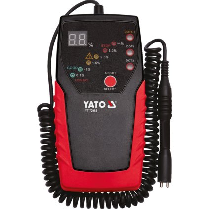 Tester Brzdovej Kvapaliny S Elektronickým Displejom A Flexibilnou Sondou YT-72985