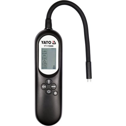 Tester Brzdovej Kvapaliny S Elektronickým Displejom A Flexibilnou Sondou. Napájané Batériou. YT-72986