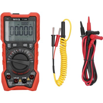 Digitálny True Rms Ac + DC LCD merač 25000 YT-730895