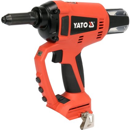 18V Bezkúfelová Nitovačka (Telo;  20000N) Pre Nity (2,4; )(3,0-3,2)(4,0)(4,8-5,0)Mm YT-82956