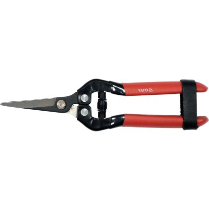 Nožnice na odstrihávanie plodových násad, zahnuté 190 mm YT-8817