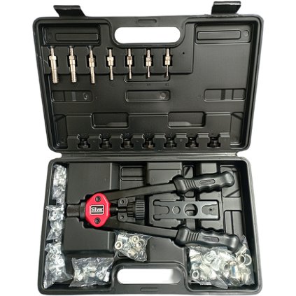 Ručná nitovačka na nitovacie matice od M3 - M12 (7 hláv) S10561