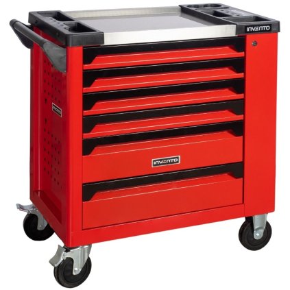 INVENTO Vozík na náradie do auta, 220 prvkov, 6 zásuviek INVTT220-6