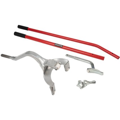 Systém na lámanie pätiek na výmenu pneumatík nákladných vozidiel / páky 519-9182