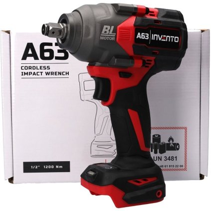 Akumulátorový rázový uťahovák INVENTO A63 1/2" 1200Nm - Iba náradie PXA63T