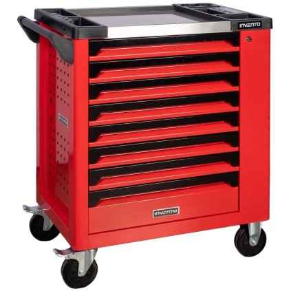 INVENTO Nákladný vozík na náradie, 220 prvkov, 8 zásuviek INVTT220-8