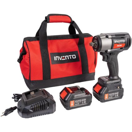 INVENTO A63R 1/2" akumulátorový rázový uťahovák 1180Nm sada v BAG PXA63R