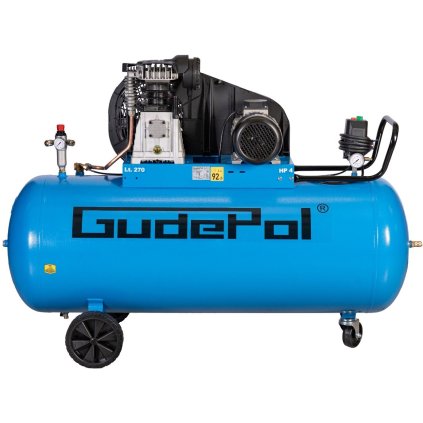 Piestový kompresor GD 38-270-510-3FB PRO-S, 270 litrov, 10 barov, 3 kW, 400V, 480 l/min GDPCPROS270