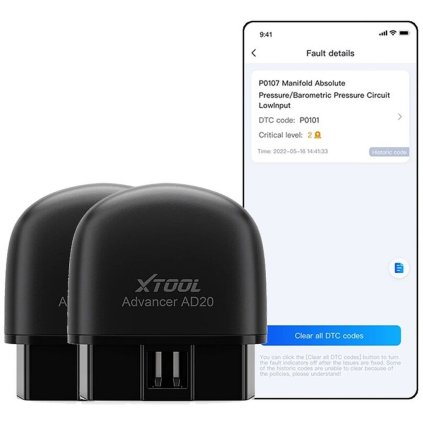XTOOL Advancer AD20PRO - Diagnostický tester s aplikáciou pre smartfóny (iOS a Android) XTAD20P