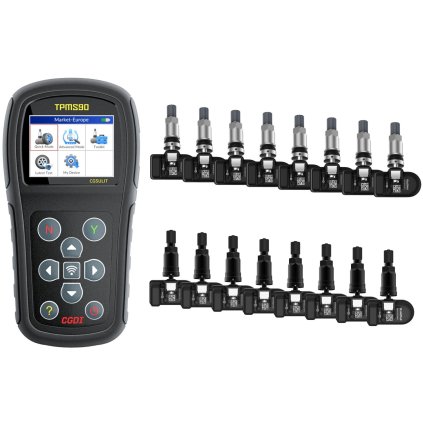 SADA TPMS90 Tester + 16 snímačov tlaku v pneumatikách INVENTO 433/315MHz INVTSSET02