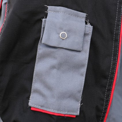 PROTECT2U Bunda švédskeho typu šedá+čierna A-177 54 E5112