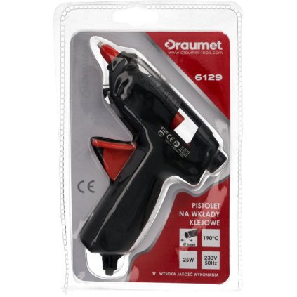 DRAUMET Pištoľ na tmelové náboje 8 mm / 25 W E6129