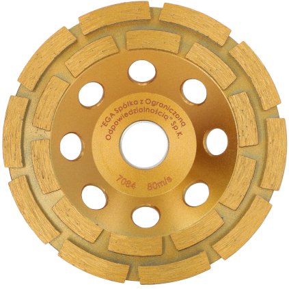 DRAUMET Diamantový kotúč na brúsenie s dvojitým segmentom 125mm E7084