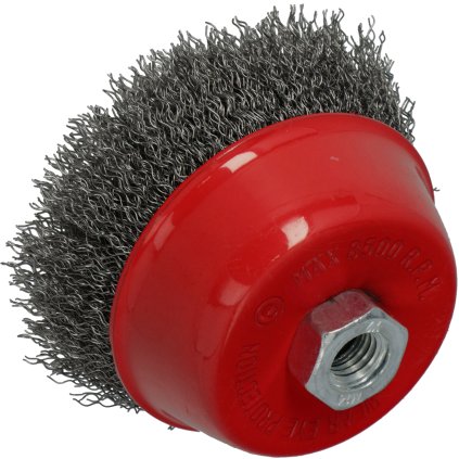DRAUMET Hrncová kefa oceľová závit M14 80 20 E8751
