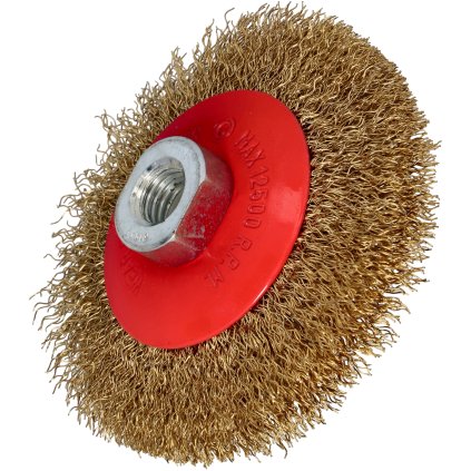 DRAUMET Kužeľová kefa mosadz. závit M14 100 20 E8764