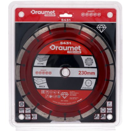 DRAUMET PREMIUM Diamantový kotúč segmentový 230 E5431