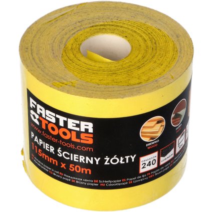 FASTER TOOLS Brúsny papier- gipex 60 50 m E3997