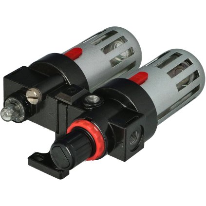 FASTER TOOLS Filtračná súprava, regulátor a maznica 1/4" 25 cm3 E4424