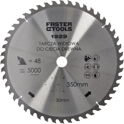 FASTER TOOLS Vidiový kotúč na rezanie dreva 140 x 20 24 1,8 1,3 E1397