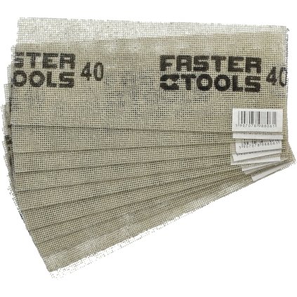 FASTER TOOLS Biela brúsna sieťka  180 E8812