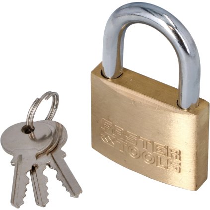 FASTER TOOLS Mosadzný zámok 40 E9749