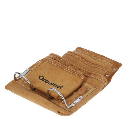 Kožený montážny opasok DRAUMET 10 vreciek ED326-13