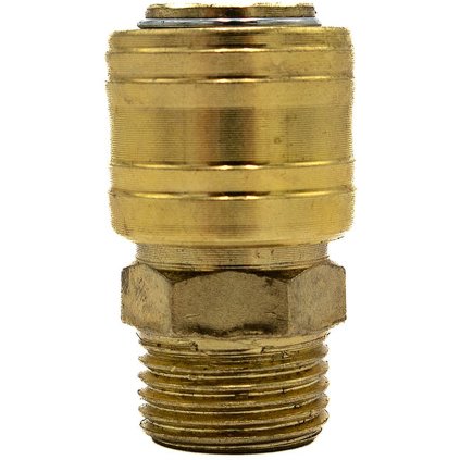 Pneumatický konektor s rýchlospojkou s mosadzným vonkajším závitom 1/2” 1/4” TA0002