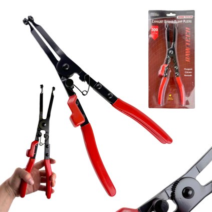 WT04A2163 Kliešte na pružinové výfukové spony 300 mm