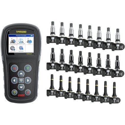 SET TPMS90 Tester + 24 snímačov tlaku v pneumatikách CG SULIT TPMS, 433/315MHz INVTSSET03-CG