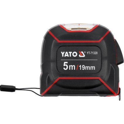 Zvinovací meter 5 m × 19 mm s horným odčítaním YT-71320