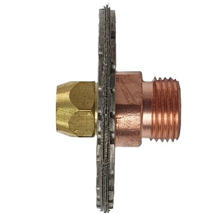 Adaptér s pyrexovým sklom TIG T9/17/18/20/26 L 4-dielny TAS116GSPLD TAS332GSPLD – 2,4 mm