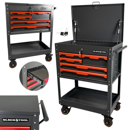 BL 5004 Dielenský vozík Gear Prázdny 5 zásuviek