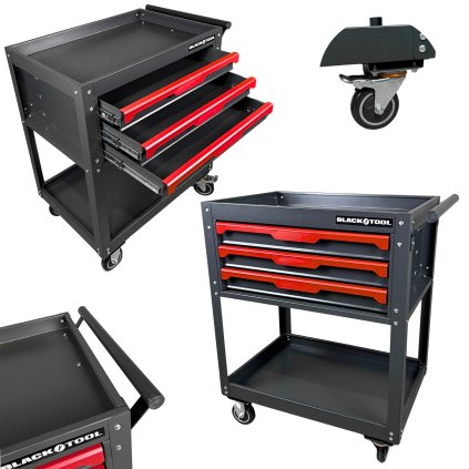 BL 5005 Dielenský vozík Fixit Prázdny 3 zásuvky