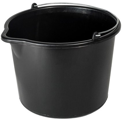 Stavebné vedro 16 l čierne s lievikom G66101A