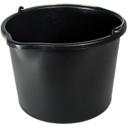 Stavebné vedro 20 l čierne s lievikom G66102A
