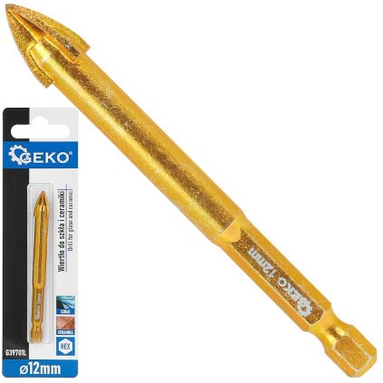 Vrták na sklo a keramiku HEX 12 mm (500) G39701L