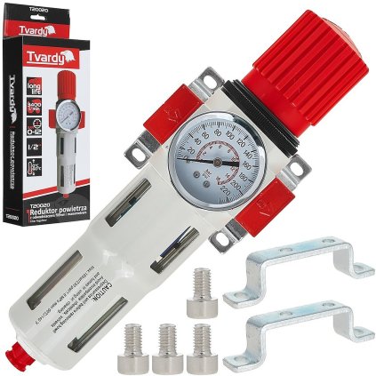 Regulátor vzduchu s filtrom a manometrom 1/2" (10) T20020