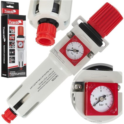 Vzduchový regulátor s filtračným dehydrátorom a manometrom 1/4" (40) T20022