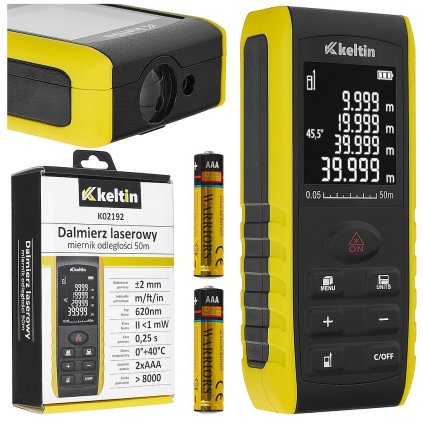 Laserový merač vzdialenosti - 50m merač vzdialenosti (40) K02192
