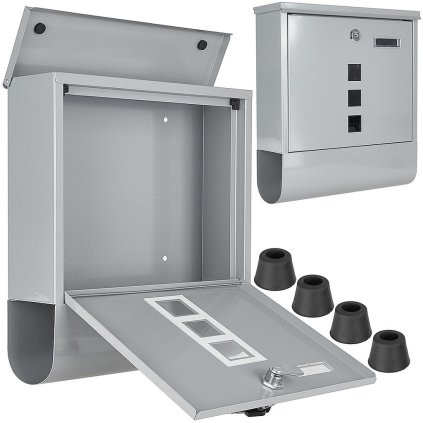 Schránka na listy 34x30,7x10cm / sivá (5) G10924